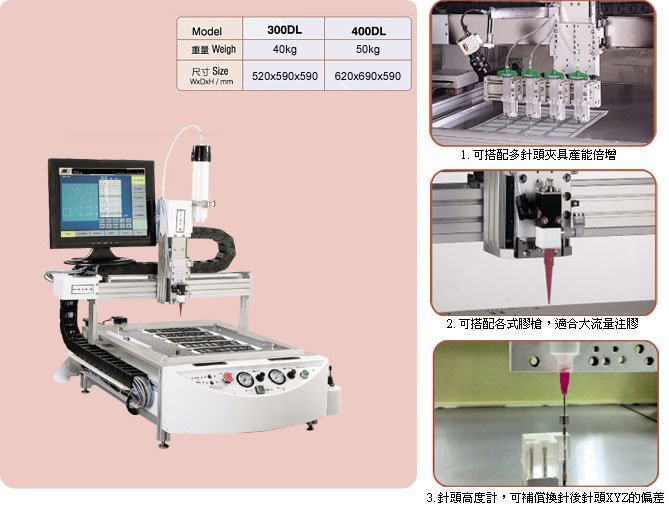 FDP-300DL/400DL控制介面